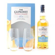 Glenlivet Founders Reserve American Oak Selection With Glasses