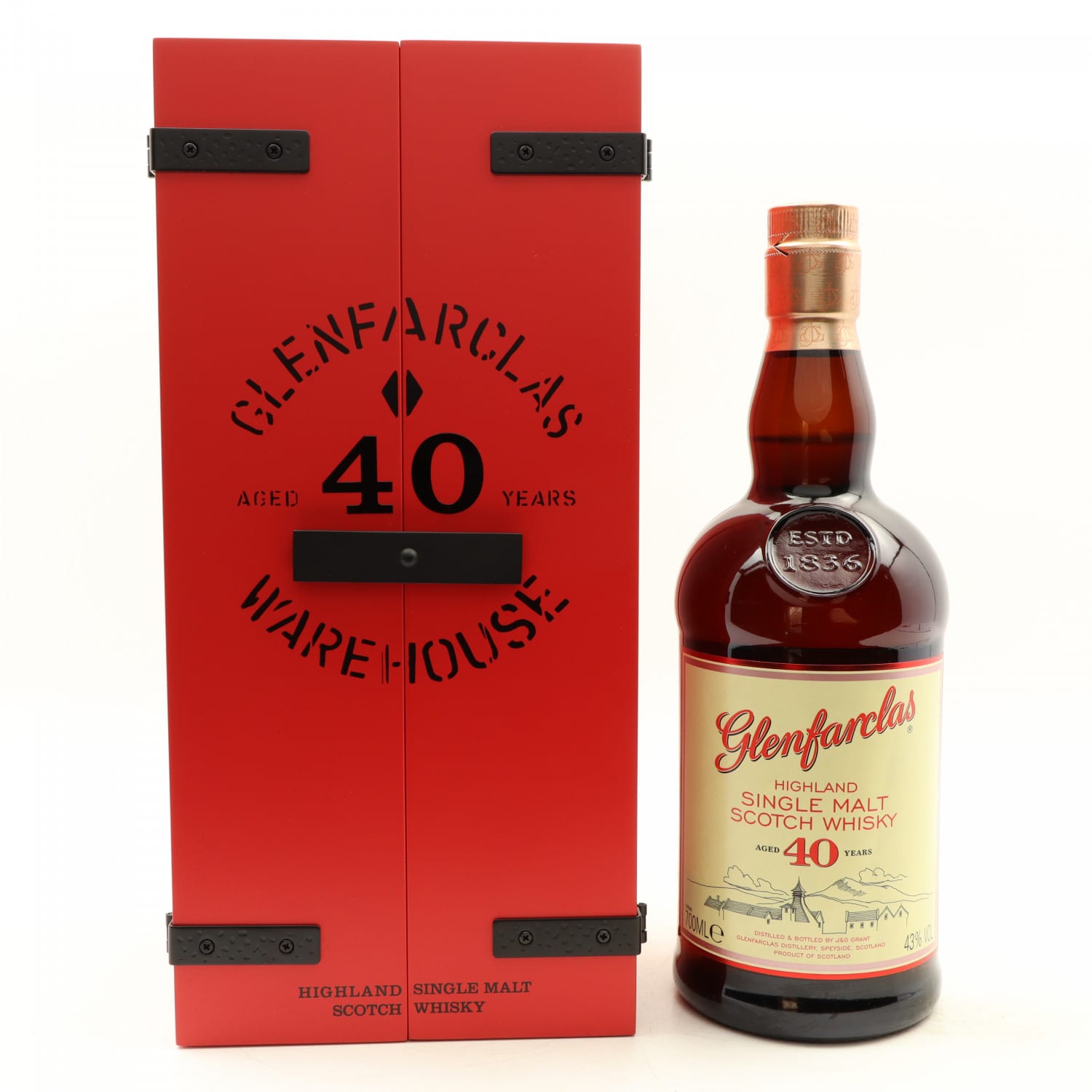 Glenfarclas 40 Year Old Warehouse Edition The 145th Auction Scotch