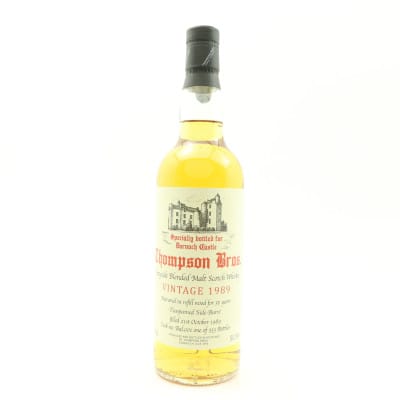 Speyside Blended Malt 1989 35 Year Old Thompson Bros For Dornoch Castle