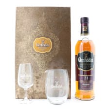 Glenfiddich 21 Caribbean Cask Glasses Set