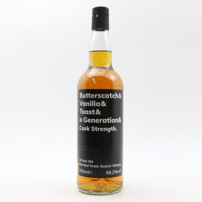 Blended Grain 30 Year Old Butterscotch & Vanilla & Toast & A Generation