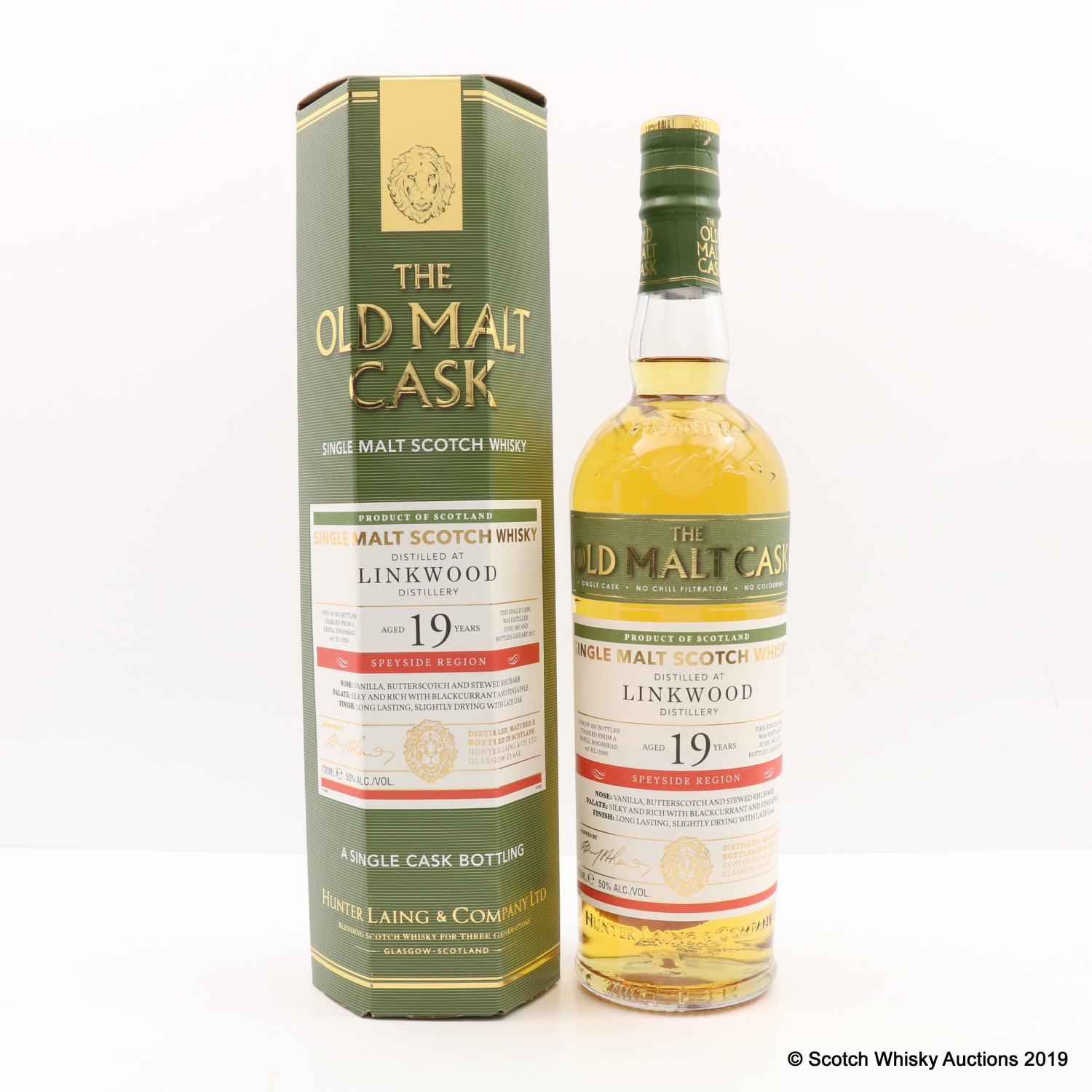 Linkwood 1997 19 Year Old Old Malt Cask The 104th Auction Scotch