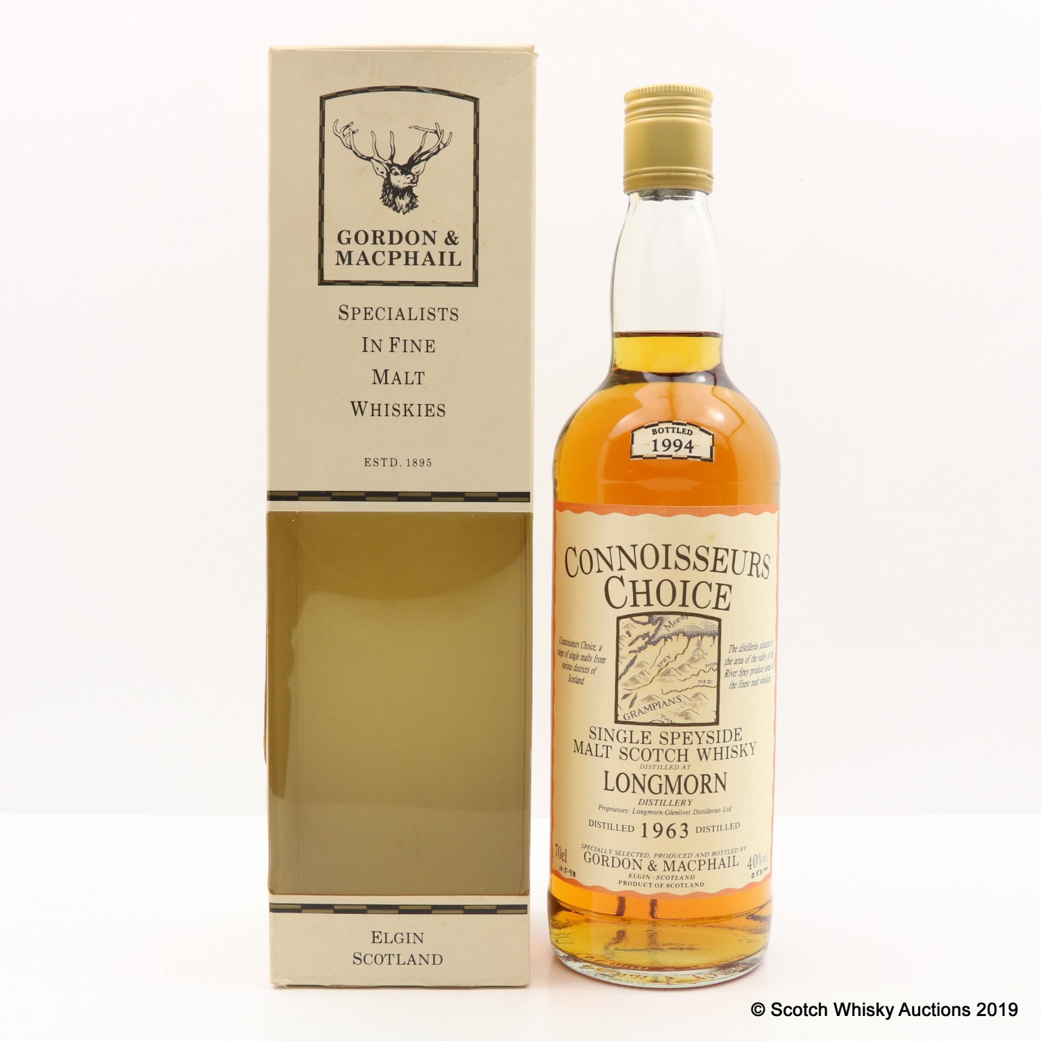 Longmorn 1963 Connoisseurs Choice The 104th Auction Scotch Whisky