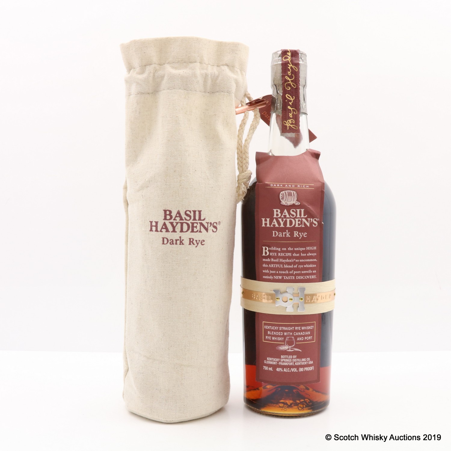 Basil Hayden's Dark Rye 75cl The 104th Auction Scotch Whisky Auctions