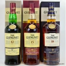 Glenlivet French Oak Reserve 15 Glenlivet 18 Glenlivet 12