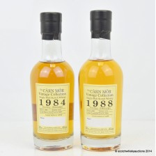 GLENLOSSIE 1984   GLENBURGIE 1988 CARN MOR VINTAGE COLLECTION 2 X 20CL