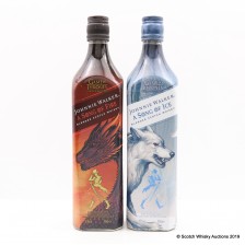 JOHNNIE WALKER A SONG OF FIRE   A SONG OF ICE 2 X 70CL