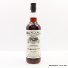 Springbank 2000 Private Bottling The Bloodtub