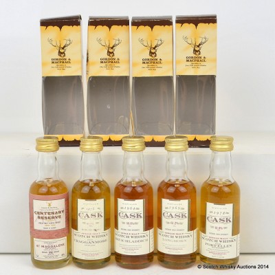 Gordon & MacPhail Minis x 5 Including Bruichladdich 1964 5cl