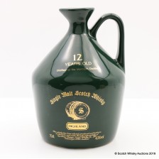 MORTLACH 12 YEAR OLD SIGNATORY CERAMIC FLAGON
