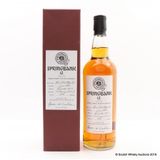 Springbank 2001 12 Port Cask Society Bottling