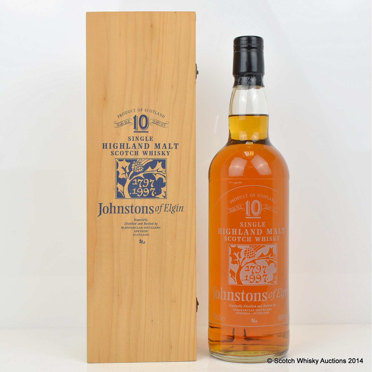 Glenfarclas 10 Year Old For Johnstons Of Elgin Bicentenary The 44th