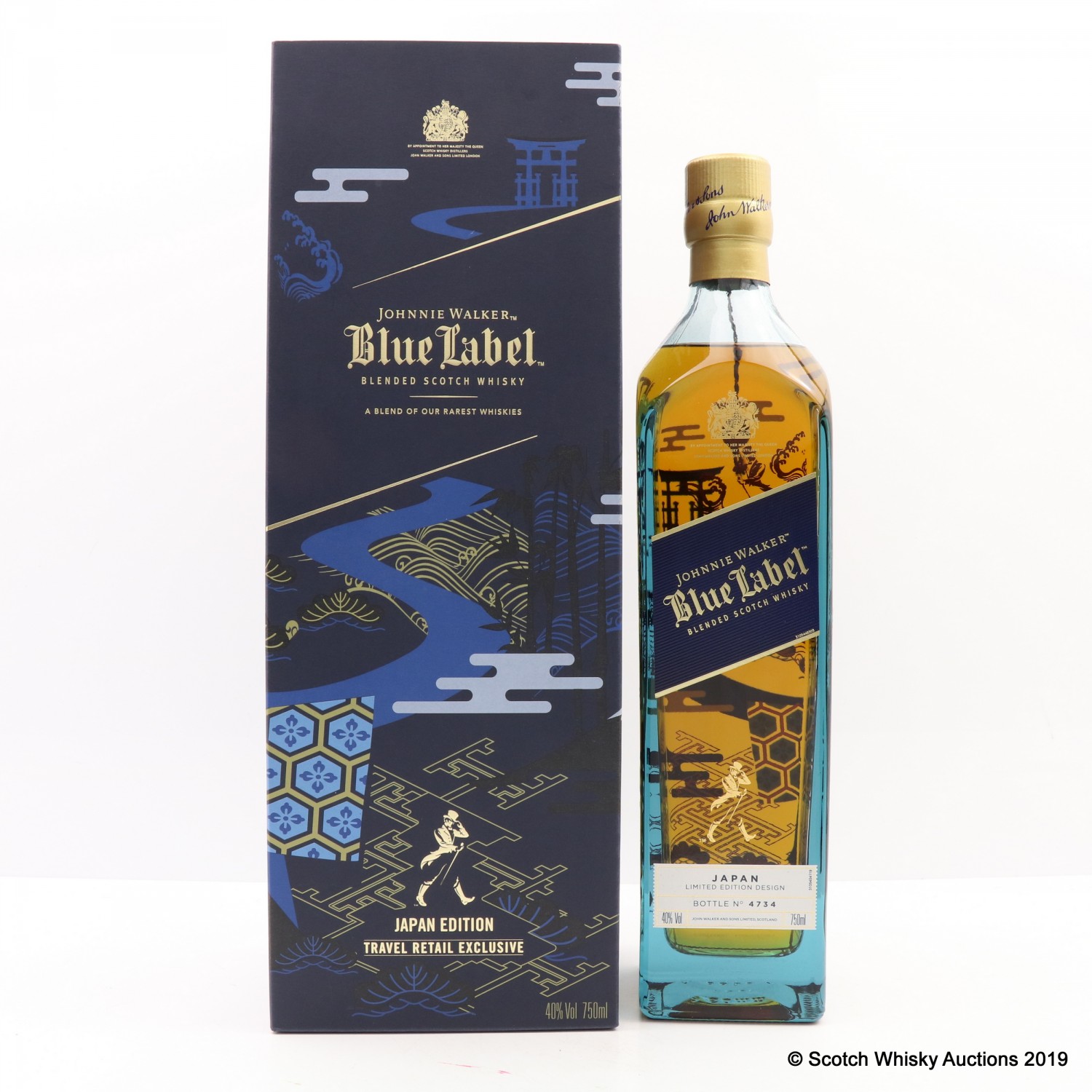 Johnnie Walker Blue Label Japan Edition 75cl The 105th Auction