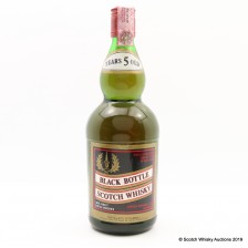 BLACK BOTTLE 5 YEAR OLD 75CL