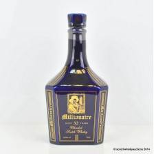 Millionaire 32 Blue Ceramic Decanter