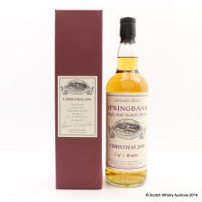 Springbank Christmas 2010 Calvados Wood Private Shareholder Bottling