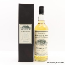 Springbank Christmas 2011 Local Barley Private Shareholder Bottling
