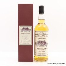 Springbank 15 Christmas 2015 Fresh Cognac Private Shareholder Bottling