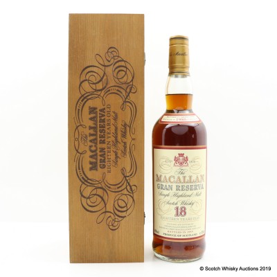 Macallan 1980 18 Year Old Gran Reserva