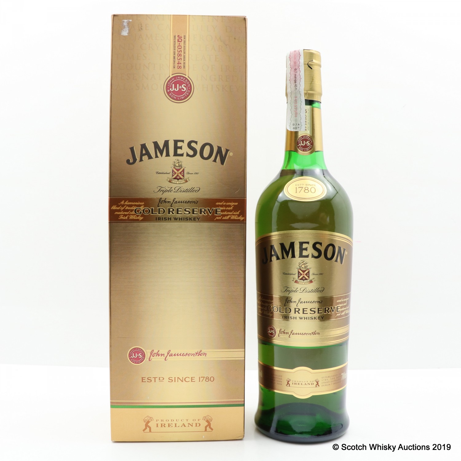 Jameson Gold Reserve The 105th Auction Scotch Whisky Auctions