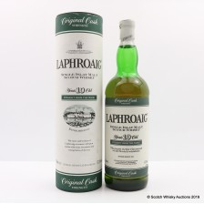 LAPHROAIG 10 YEAR OLD ORIGINAL CASK STRENGTH STRAIGHT FROM THE WOOD 1L