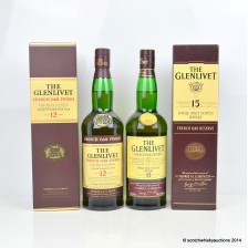 Glenlivet French Oak Finish 12 Glenlivet French Oak Reserve 15
