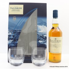TALISKER 10 YEAR OLD WITH GLASSES SET