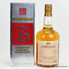Springbank 25 Dumpy Bottle