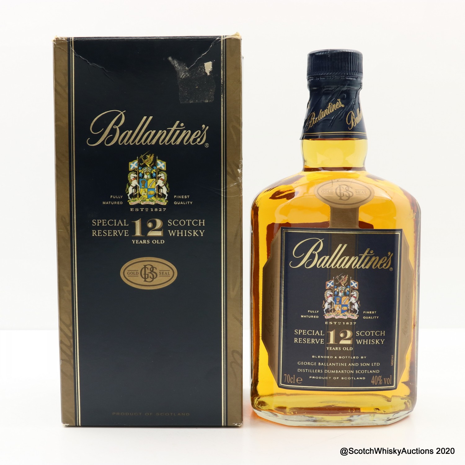 Ballantine's 12 Year Old Gold Seal The 107th Auction Scotch Whisky