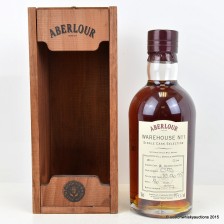 ABERLOUR WAREHOUSE NO 1 SINGLE SHERRY CASK SELECTION 16 YEAR OLD