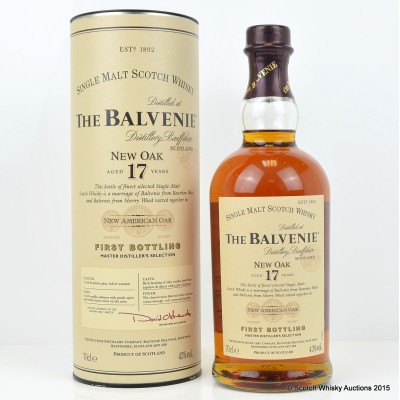 Balvenie New Oak 17 Year Old First Bottling