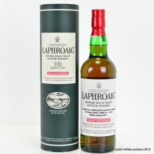 LAPHROAIG 10 YEAR OLD ORIGINAL CASK STRENGTH LANCELLOTTA FINISH SIGNED BY DIEGO SANDRIN