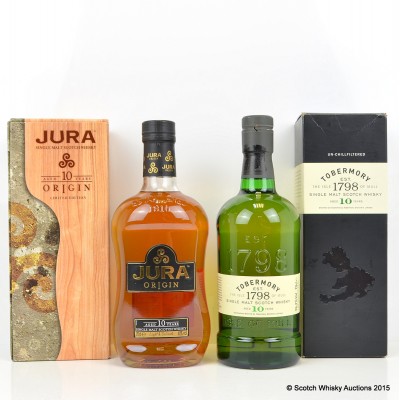 Jura Origin 10 Year Old & Tobermory 10 Year Old