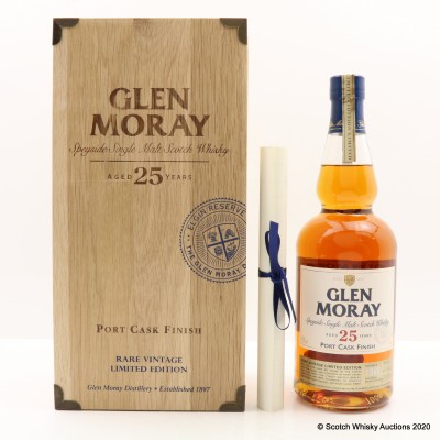 Glen Moray 1988 25 Year Old Port Cask