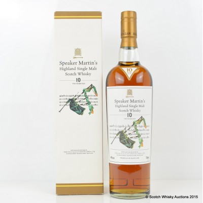 Macallan Speaker Martin's 10 Year Old