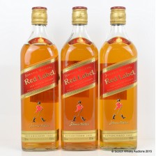 JOHNNIE WALKER RED LABEL X 3