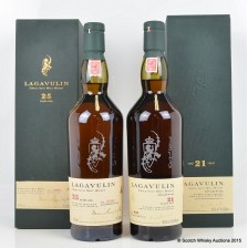 Lagavulin 25 2002 Release Lagavulin 21 2007 Release