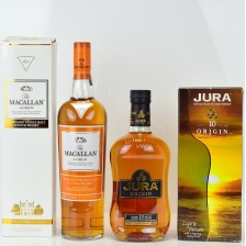MACALLAN AMBER   JURA ORIGIN
