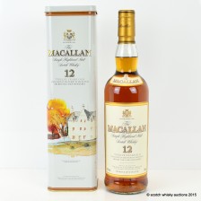 MACALLAN 12 YEAR OLD SQUARE TIN