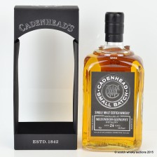 Cadenhead S Small Batch Miltonduff Glenlivet 1990 24