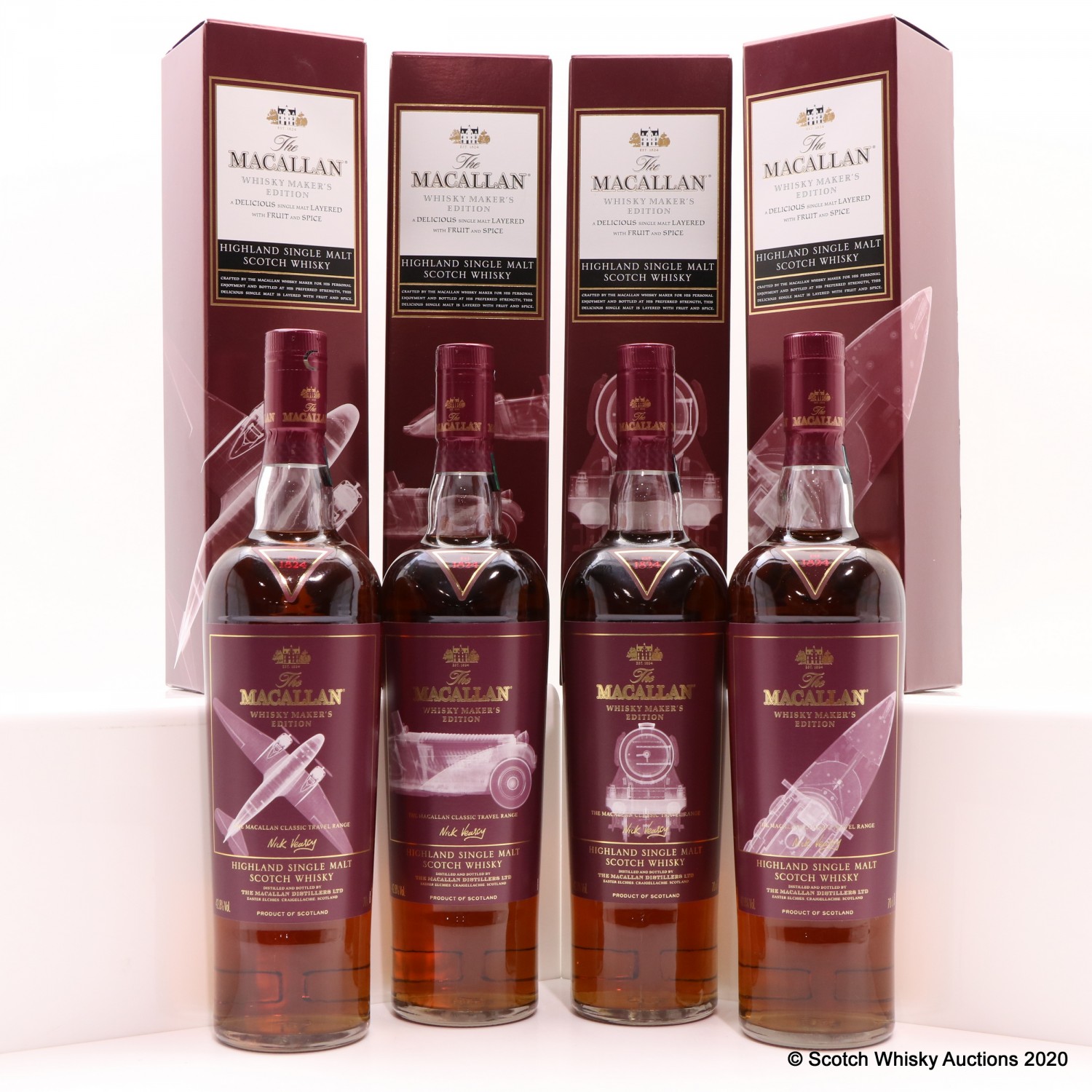 Macallan Whisky Maker's Edition Nick Veasey XRay Classic Travel Range