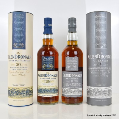 GlenDronach 20 Year Old Tawny Port Finish & GlenDronach Octarine 8 Year Old