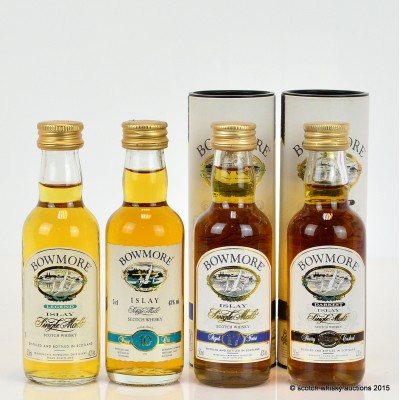 Bowmore Minis 4 x 5cl Including Bowmore Darkest