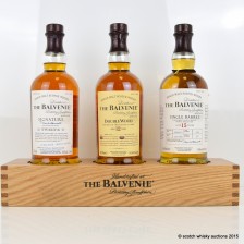 Balvenie Single Barrel 15 Signature 12 Batch 1 12 Doublewood Three Bottle Stand
