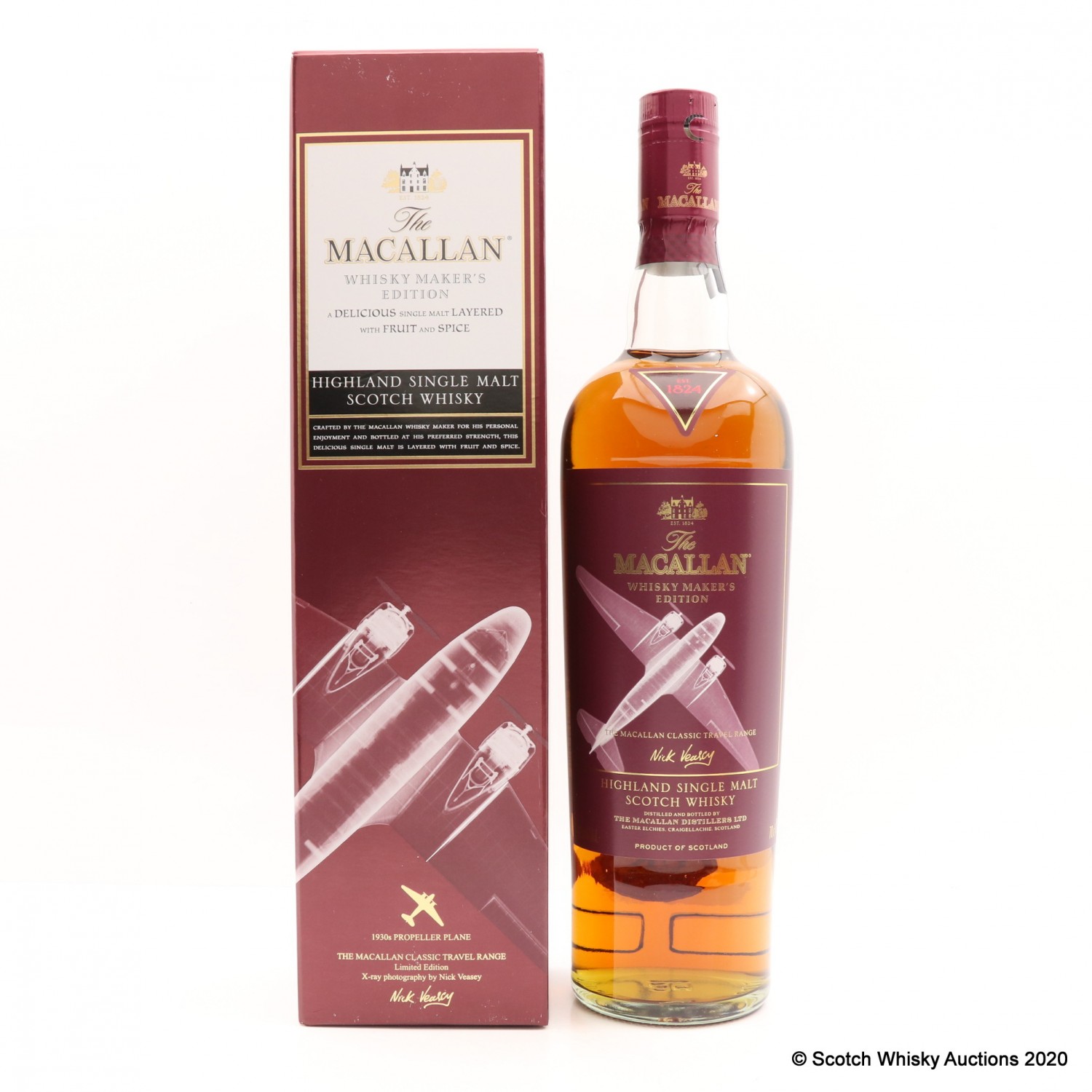 Macallan Whisky Maker's Edition Nick Veasey XRay Classic Travel Range