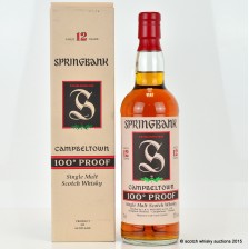 Springbank 100 Proof 12 Green Thistle