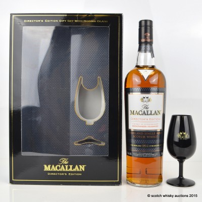 Macallan Director's Edition Gift Set With Tasting Glass US Import