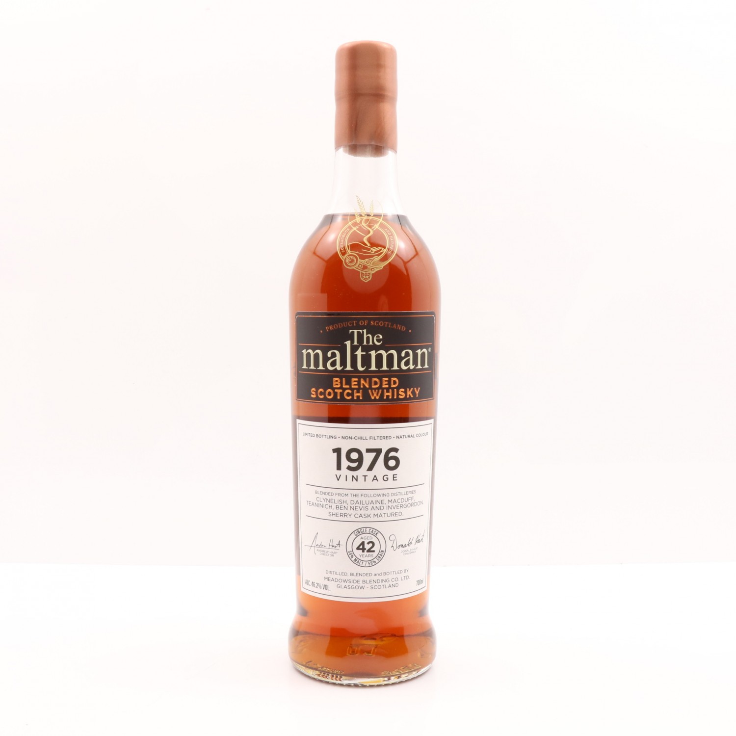 Blended Scotch Whisky 1976 42 Year Old Maltman The 115th Auction