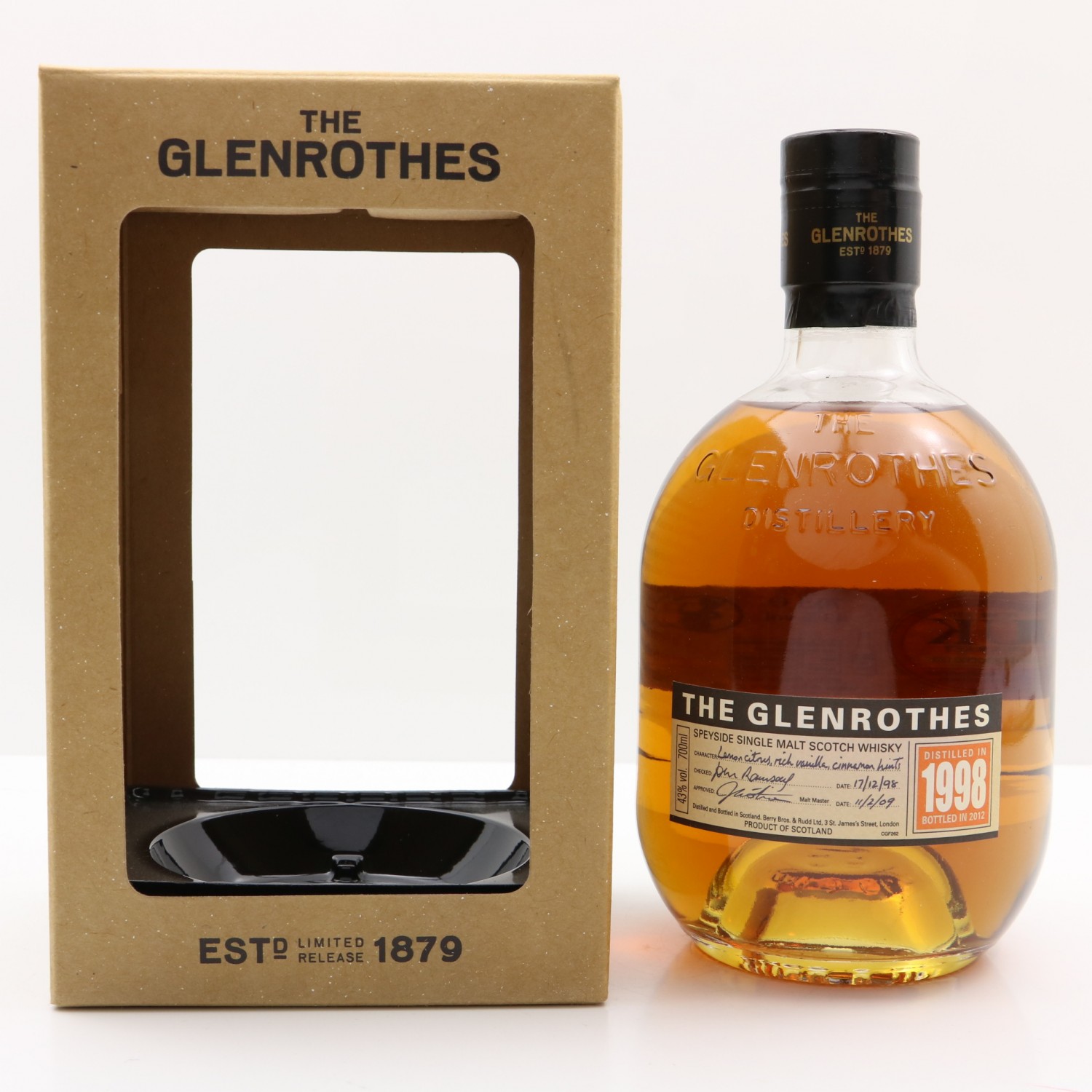Glenrothes 1998 The 115th Auction Scotch Whisky Auctions