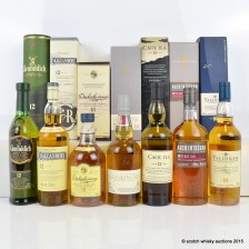 Assorted Single Malts 7 X 20cl Including Talisker 10